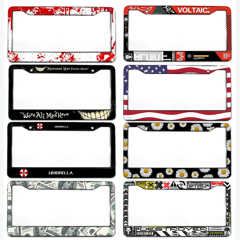 US License Plate Frame Cover